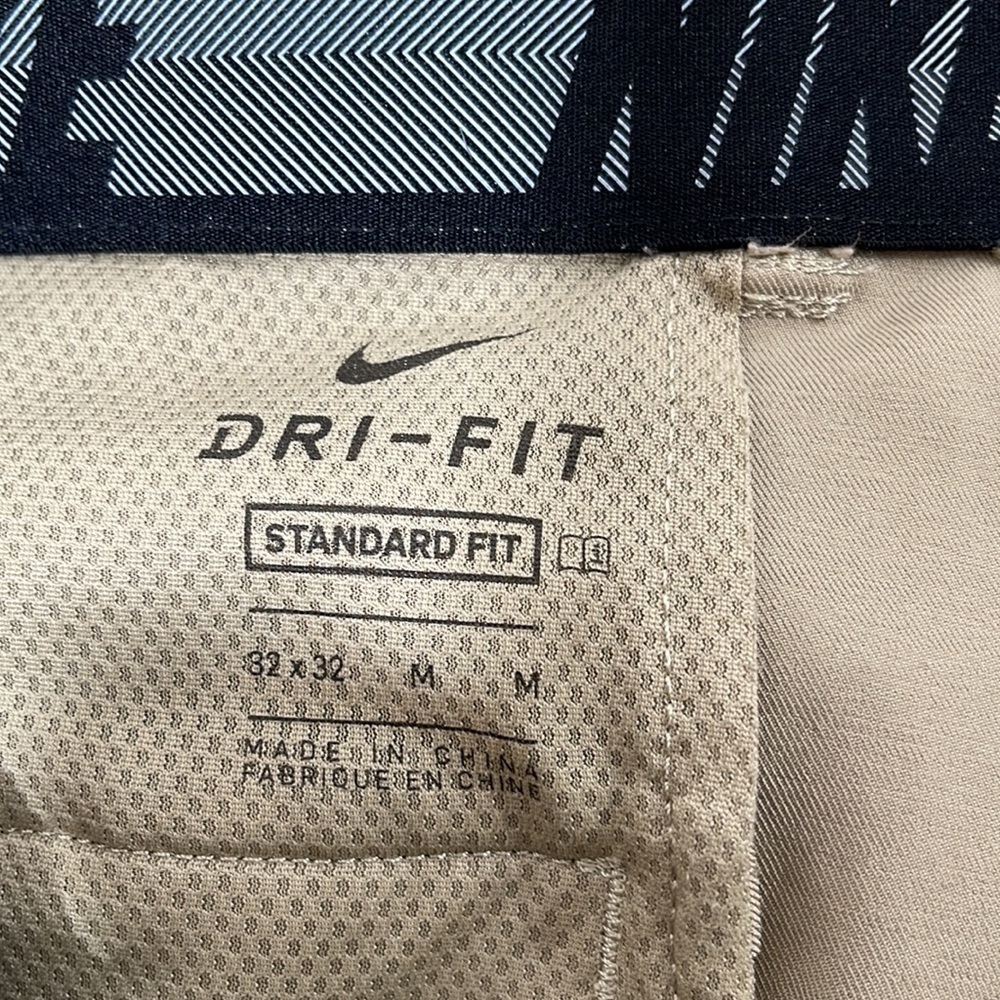 Nike Flex Men's Golf Pants Khaki Front & Back Pockets Size 32x32 - Picture 9 of 12